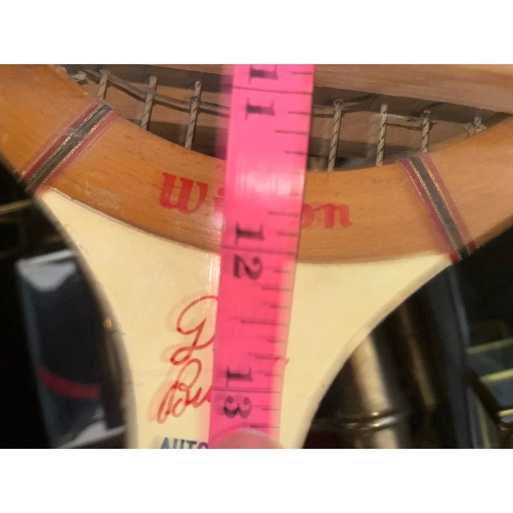 Wilson Tennis Racket Signature Don Budge Speed Flex‎ Fibre Face Frame Vintage